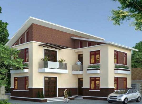 Những thiết kế nhà 2 tầng đẹp
