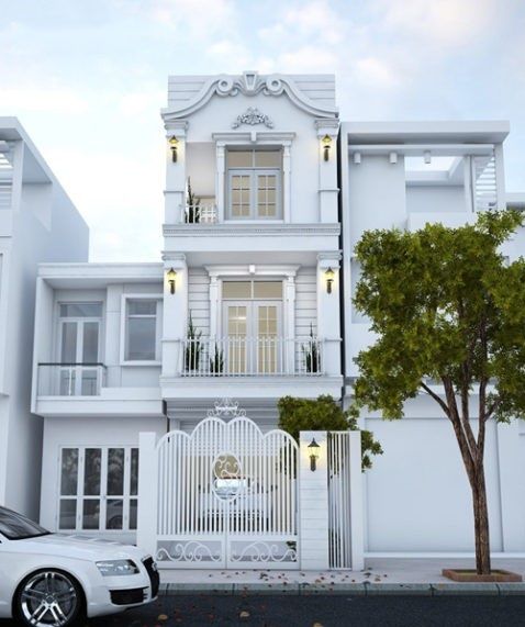 Mẫu mặt tiền nhà phố