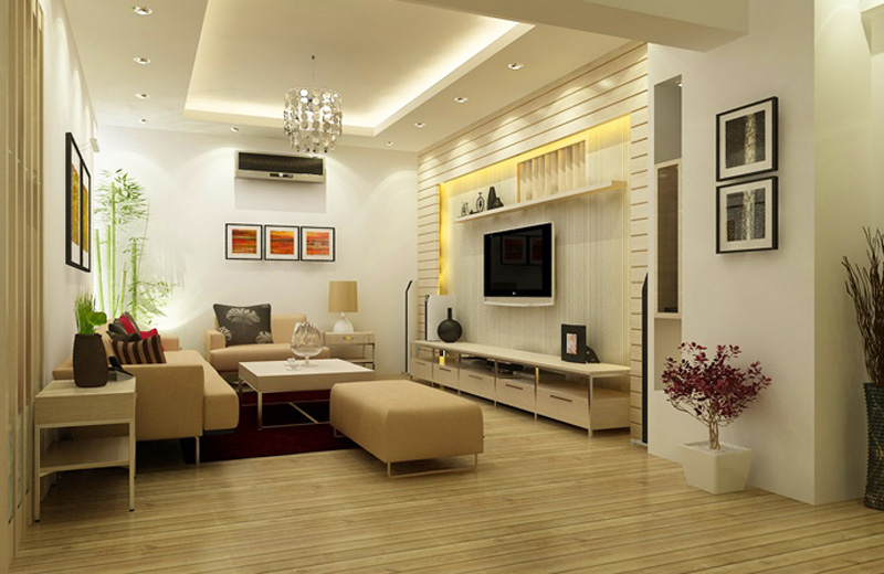 Phòng khách đẹp nhà phố