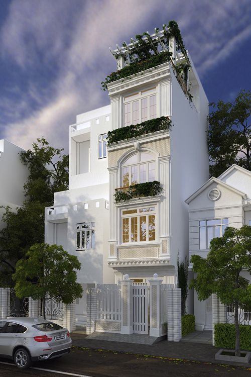 Mẫu mặt tiền nhà phố