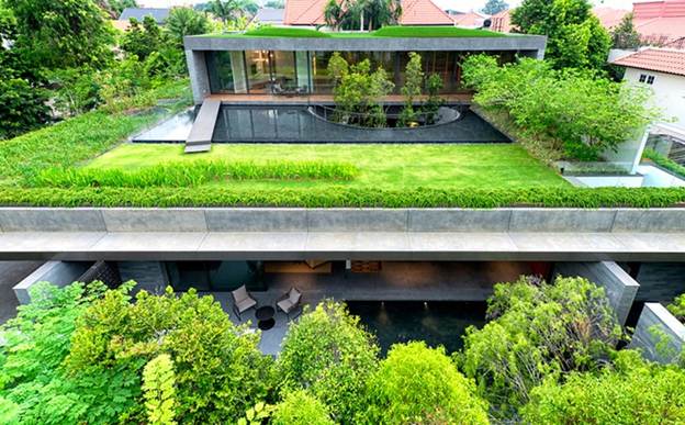 Thiết kế kiến trúc xanh nhà phố