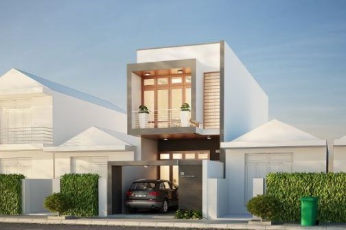 Nhà phố 2 tầng hiện đại