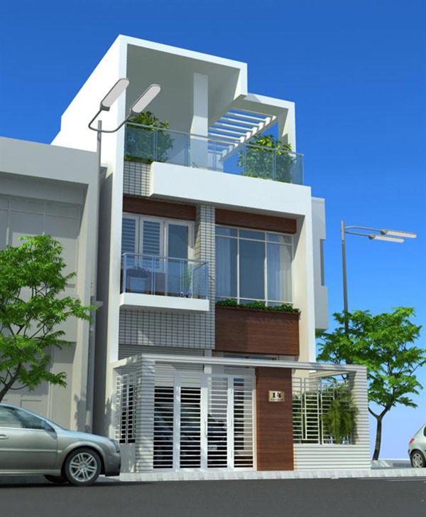 Mẫu nhà ống đẹp hiện đại Mẫu nhà ống đẹp hiện đại