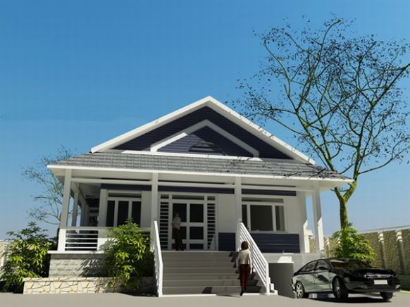 Những kiểu nhà cấp 4 đẹp Những kiểu nhà cấp 4 đẹp