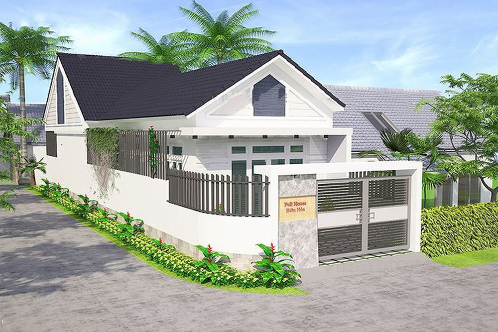 Thiết kế&nbsp;mặt tiền nhà cấp 4