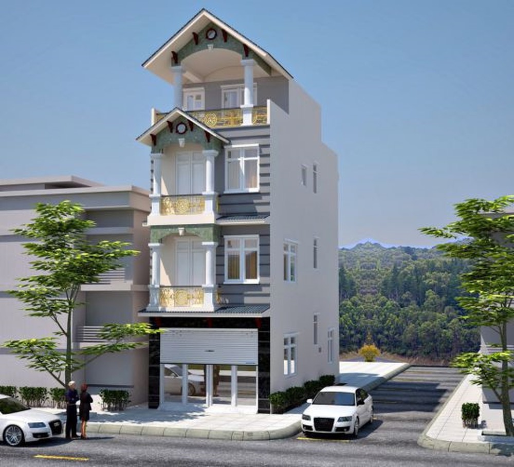 Thiết kế nhà 4 tầng Thiết kế nhà 4 tầng