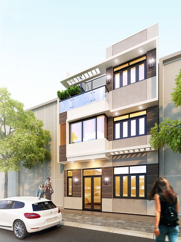 Mẫu thiết kế nhà đẹp hiện đại