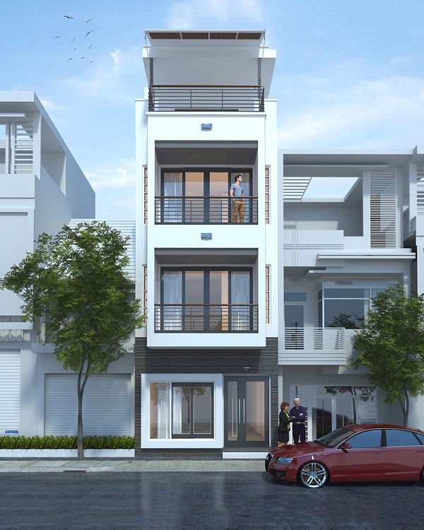 Thiết kế mặt tiền nhà ống Thiết kế mặt tiền nhà ống