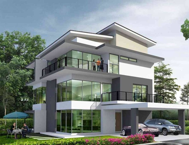 Nhà 3 lầu đẹp Nhà 3 lầu đẹp