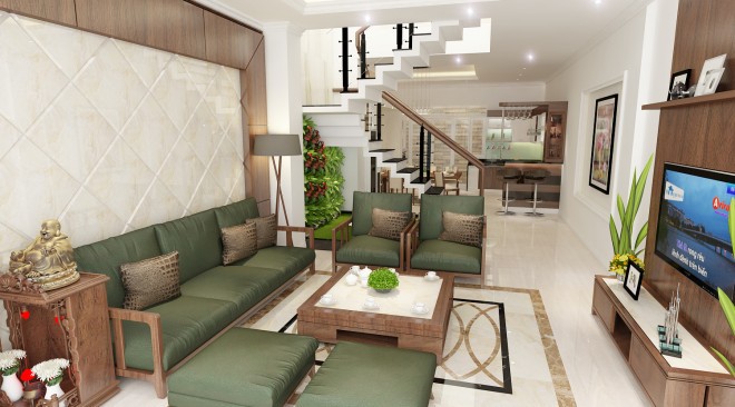 Thiết kế nội thất nhà ống đẹp