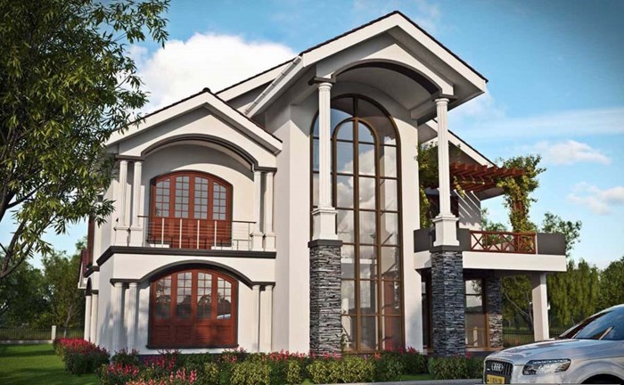Mẫu nhà mái thái đẹp
