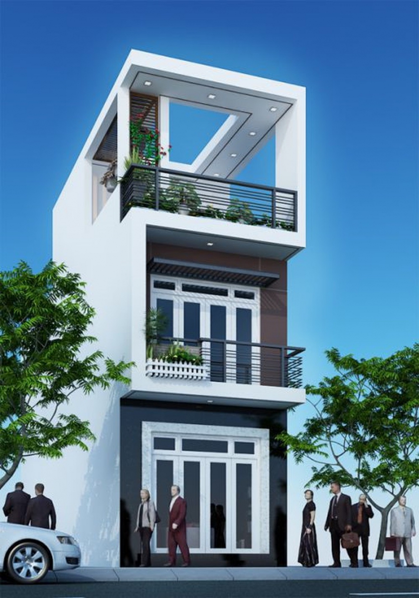 Mẫu nhà 3 tầng Mẫu nhà 3 tầng