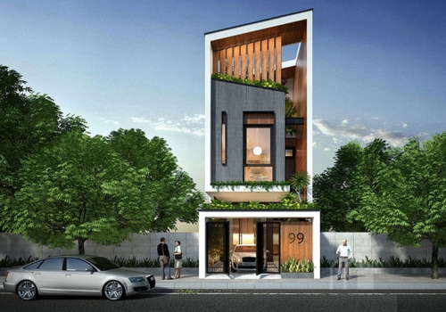 Những mẫu mặt tiền nhà ống đẹp Những mẫu mặt tiền nhà ống đẹp
