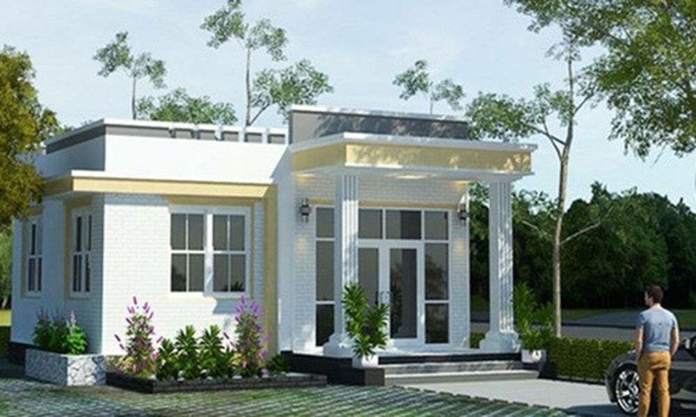 Những ngôi nhà cấp 4 đơn giản mà đẹp