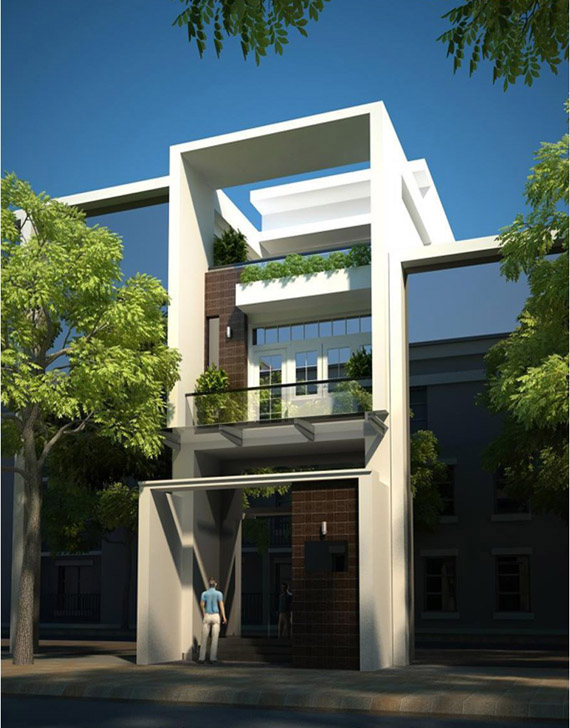 Thiết kế mặt tiền nhà