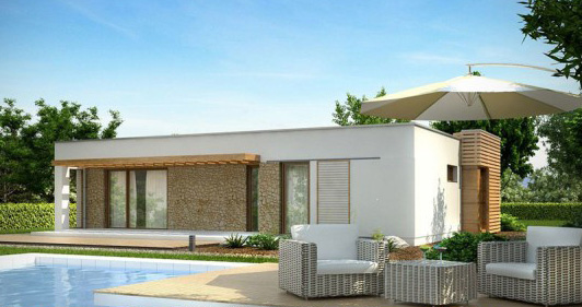 Thiết kế nhà cấp 4 mái bằng Thiết kế nhà cấp 4 mái bằng
