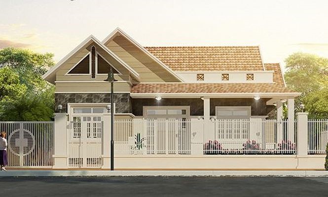 Những mẫu nhà cấp 4 đơn giản Những mẫu nhà cấp 4 đơn giản