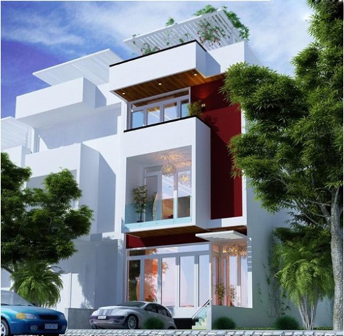 Những mẫu mặt tiền nhà ống đẹp Những mẫu mặt tiền nhà ống đẹp