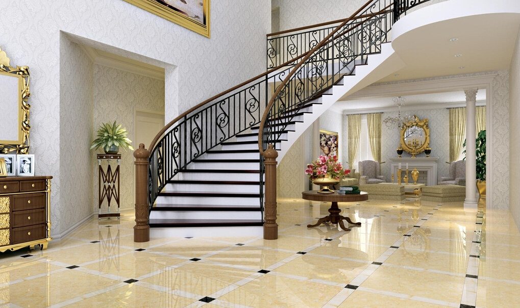 Sảnh biệt thự đẹp