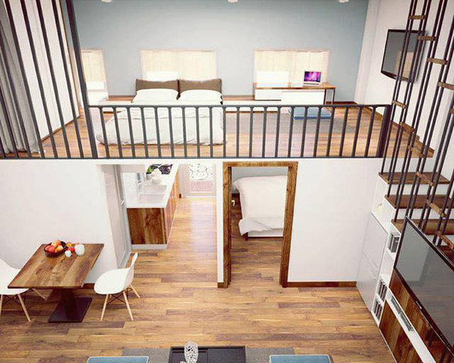 Những mẫu nhà gác lửng đẹp