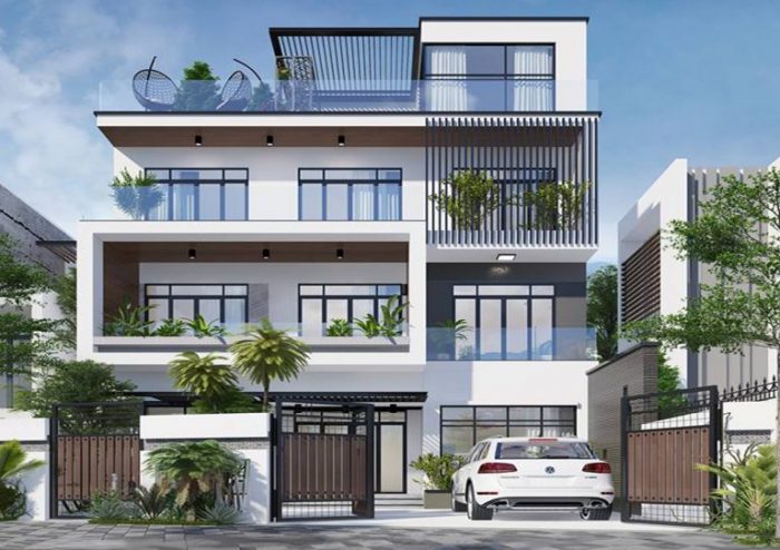 Thiết kế biệt thự hiện đại Thiết kế biệt thự hiện đại