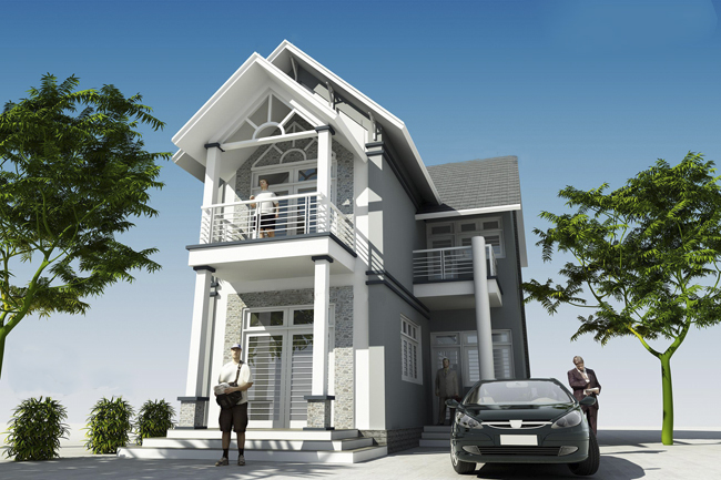 Mẫu nhà đẹp chữ L và phong thủy cần biết