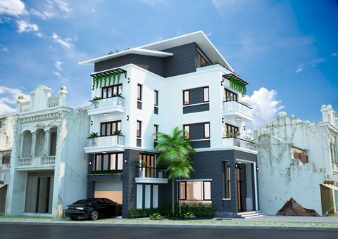 Mẫu nhà đẹp 3 tầng Mẫu nhà đẹp 3 tầng