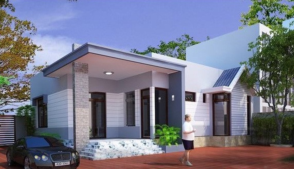 Thiết kế nhà đẹp 1 tầng