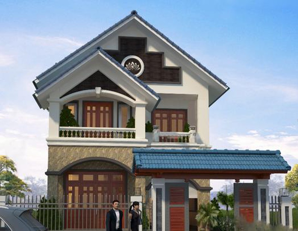 Mẫu nhà thái 2 tầng đẹp Mẫu nhà thái 2 tầng đẹp