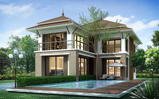 Thiết kế nhà 2 tầng đẹp Thiết kế nhà 2 tầng đẹp