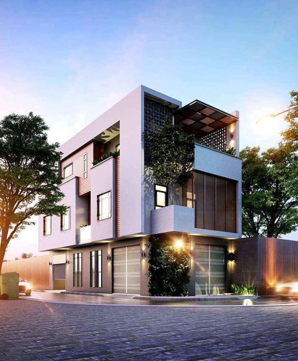 Nhà ống 2 mặt tiền