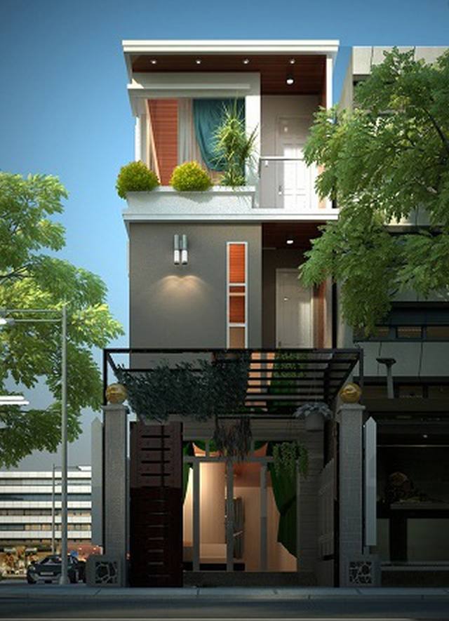 Thiết kế mặt tiền nhà
