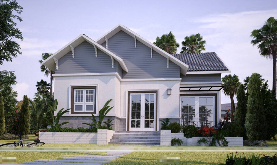 Thiết kế nhà đẹp 1 tầng