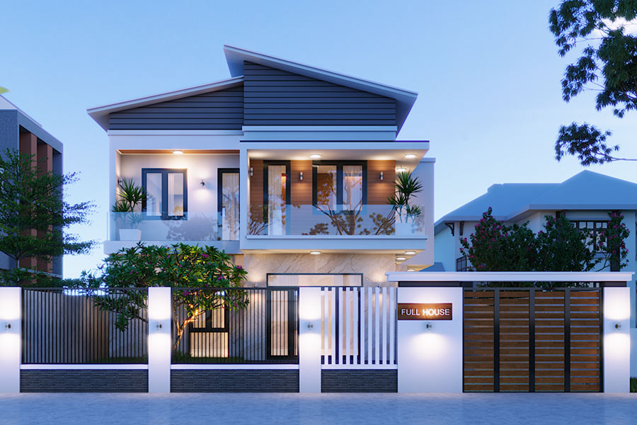 Nhà đẹp 2 tầng Nhà đẹp 2 tầng