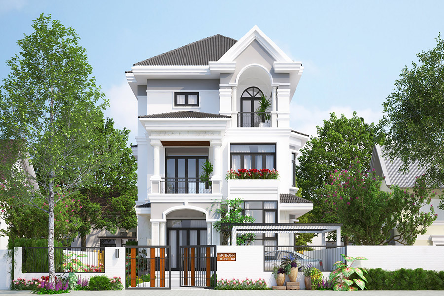Những ngôi nhà 3 tầng đẹp