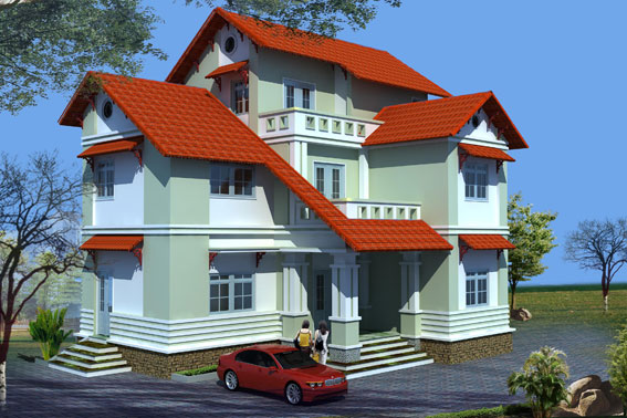 Mẫu nhà đẹp 3 tầng Mẫu nhà đẹp 3 tầng