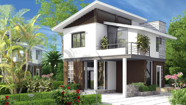 Mẫu thiết kế biệt thự sân vườn đẹp
