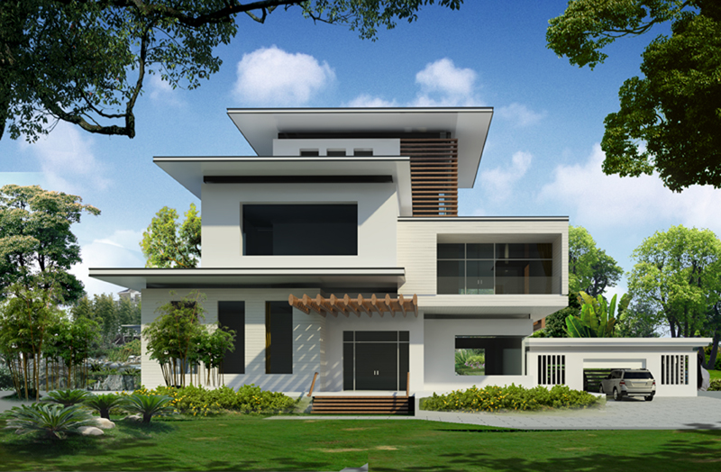 Thiết kế biệt thự hiện đại Thiết kế biệt thự hiện đại