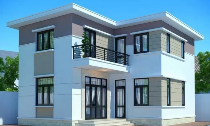 Nhà chữ L đẹp Nhà chữ L đẹp