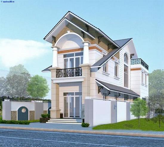 Những mẫu nhà 2 tầng mái thái 500 triệu dành cho gia đình đông người