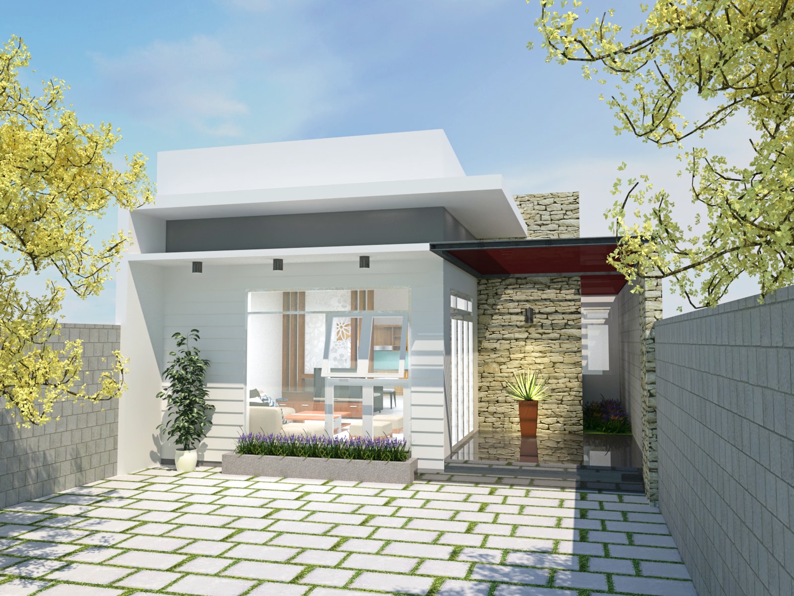 Nhà cấp 4 đơn giản đẹp
