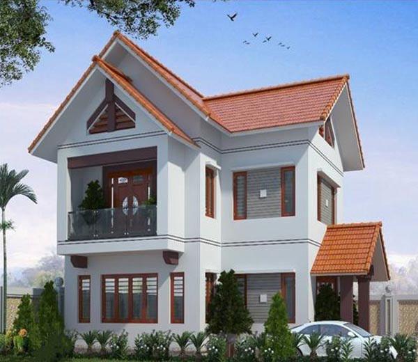 Những mẫu nhà 2 tầng mái thái 500 triệu dành cho gia đình đông người