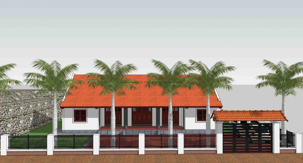 Nhà ngang đẹp