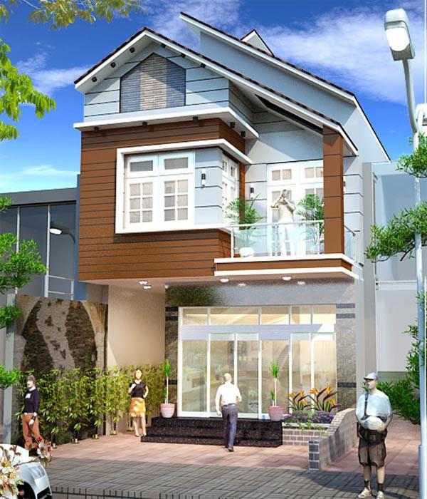 Những mẫu nhà 2 tầng mái thái 500 triệu dành cho gia đình đông người