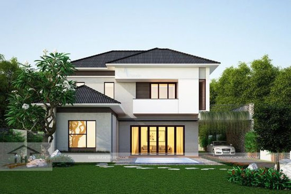 Thiết kế nhà 2 tầng đơn giản Thiết kế nhà 2 tầng đơn giản
