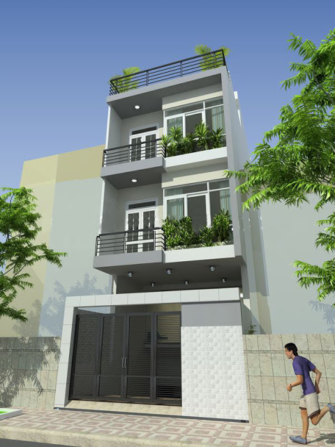 Mẫu nhà tầng hầm đẹp