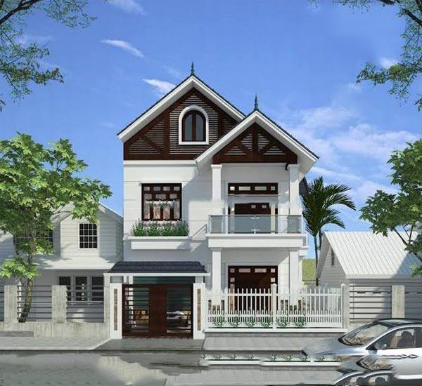 Những mẫu nhà 2 tầng mái thái 500 triệu dành cho gia đình đông người