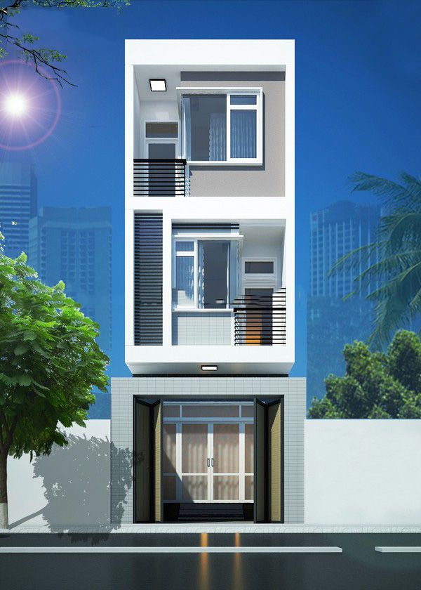 Nhà mặt phố 3 tầng Nhà mặt phố 3 tầng