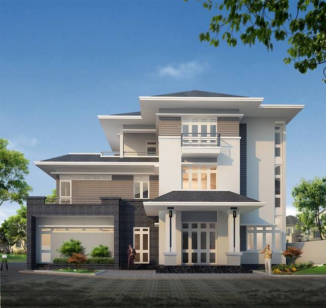 Mậu biệt thự hiện đại Mậu biệt thự hiện đại