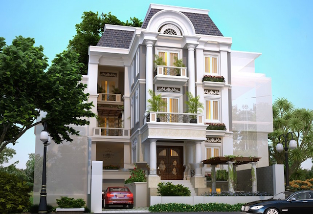 Mẫu nhà tầng hầm đẹp Mẫu nhà tầng hầm đẹp
